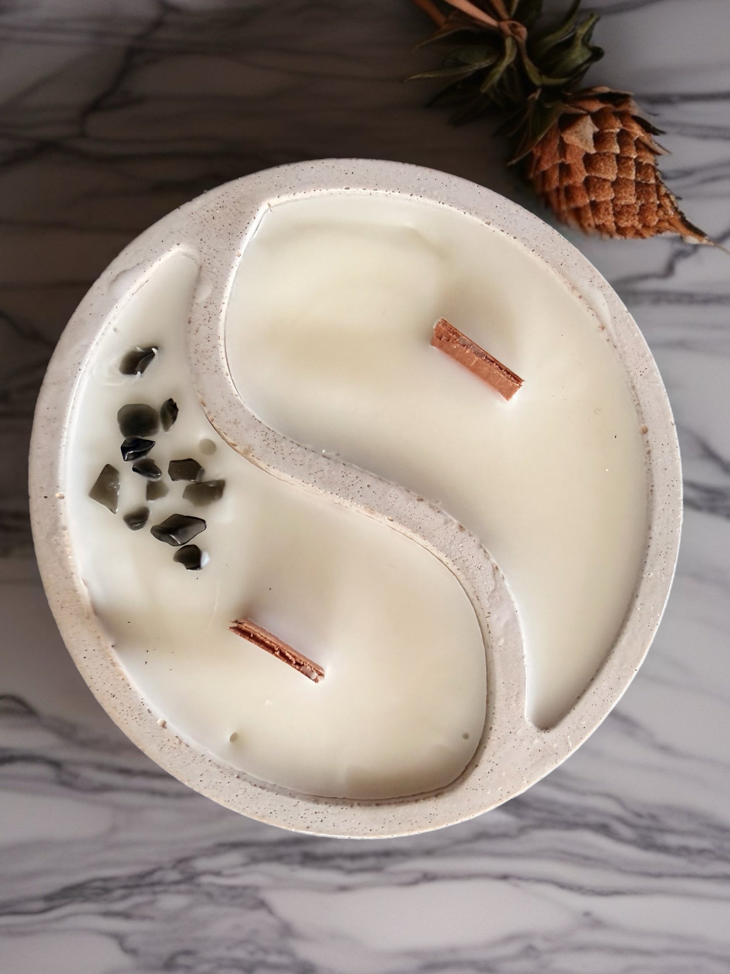 Vela Yin Yang - Manzana Verde & Vainilla