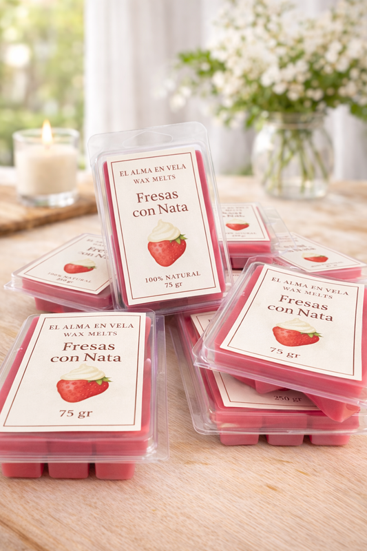 Wax Melts - Fresas con nata