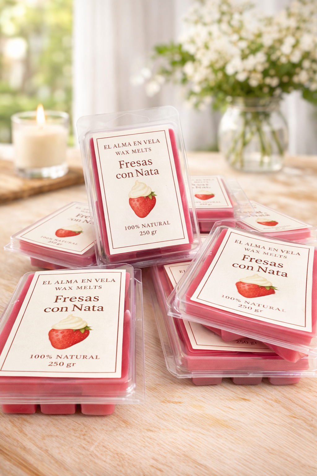 Wax Melt - Fresas con nata