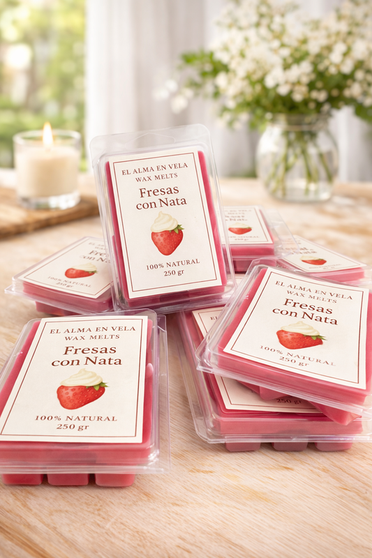 Wax Melt - Fresas con nata
