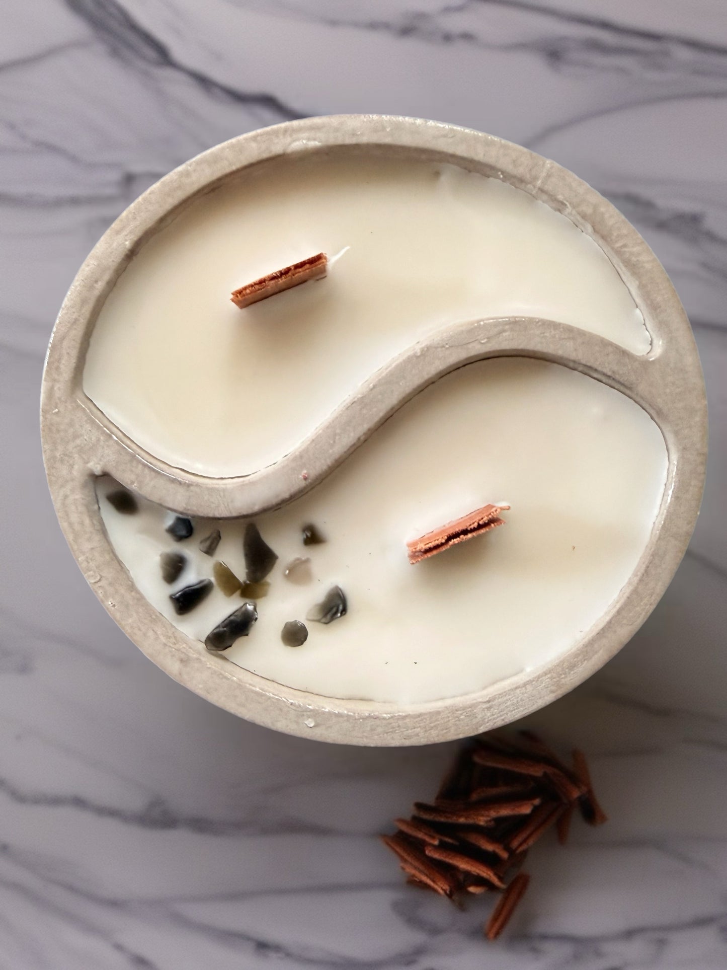 Vela Yin Yang - Manzana Verde & Vainilla