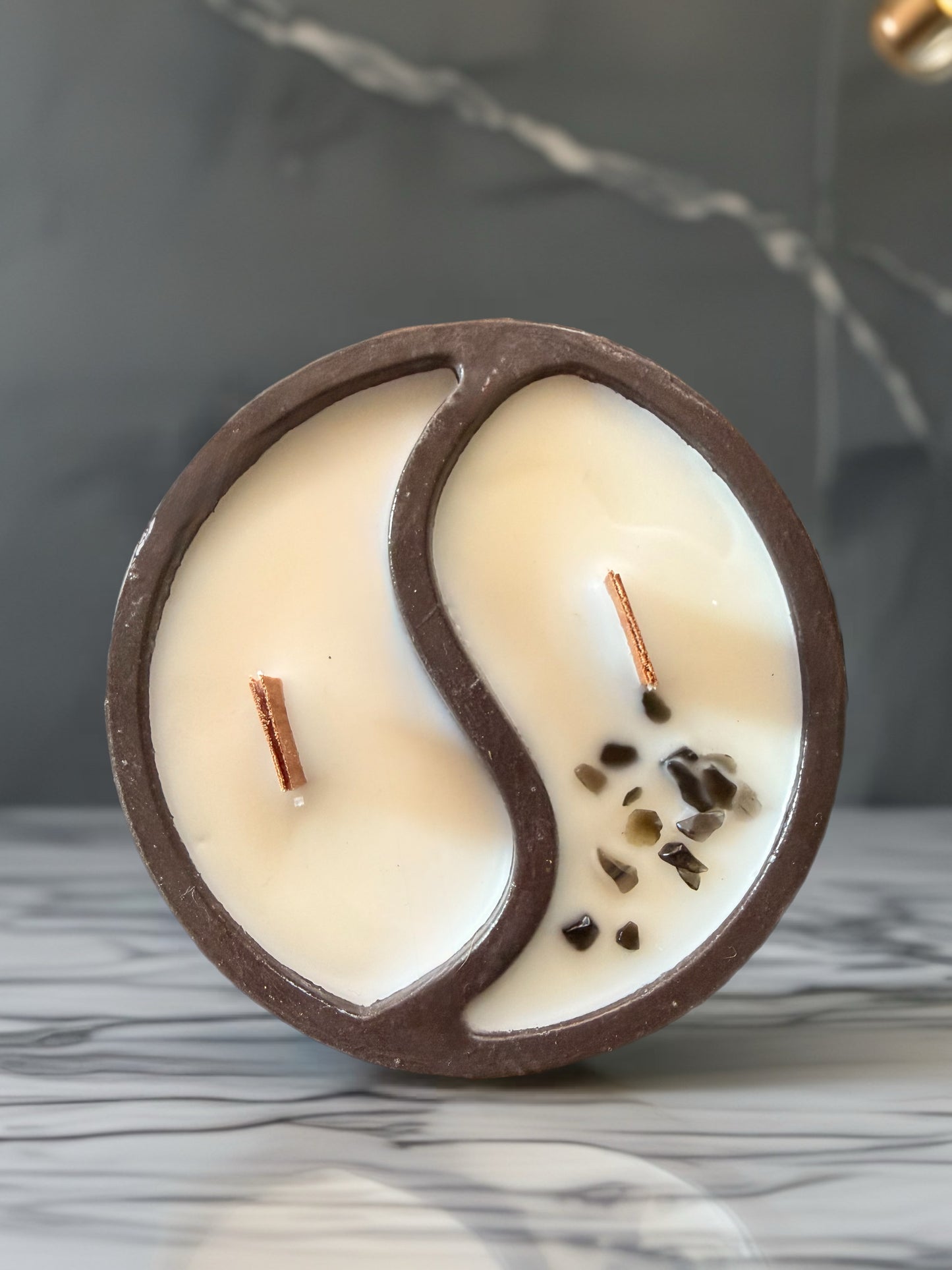 Vela Yin Yang - Manzana Verde & Vainilla