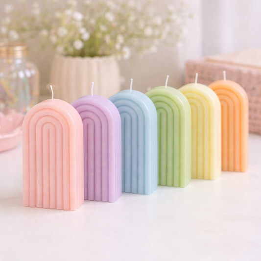 Vela Arcoíris Pastel